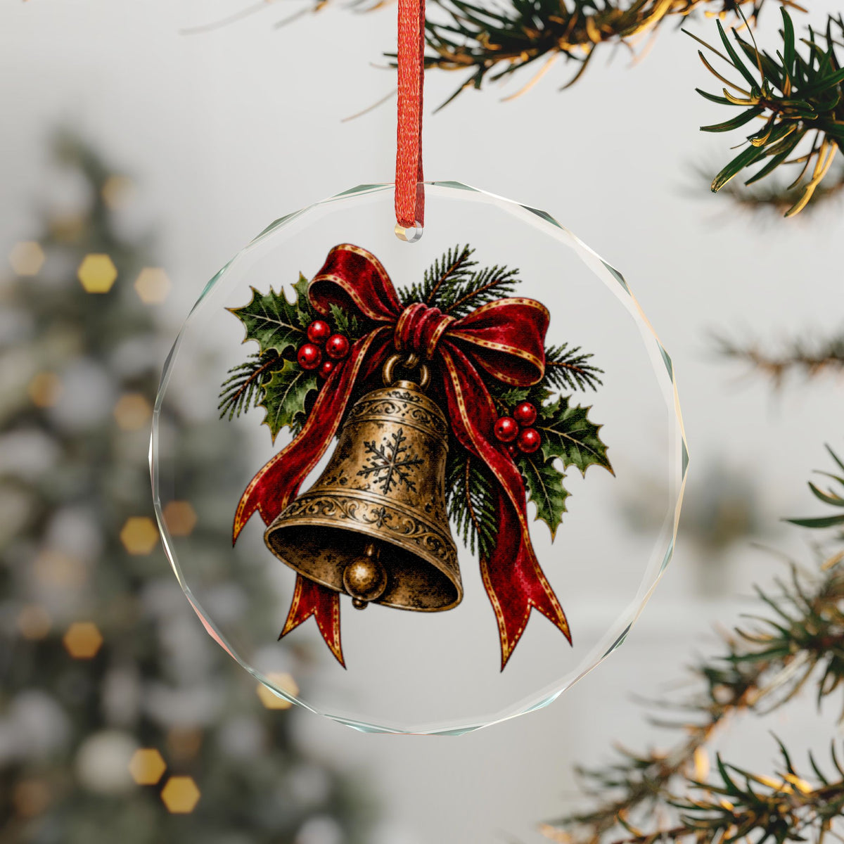Krampus Christmas Bell | Gothmas Gothic Glass Ornament