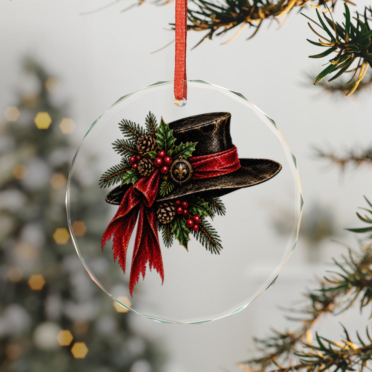Gothmas Victorian Plague Doctor Hat | Gothic Christmas Ornament
