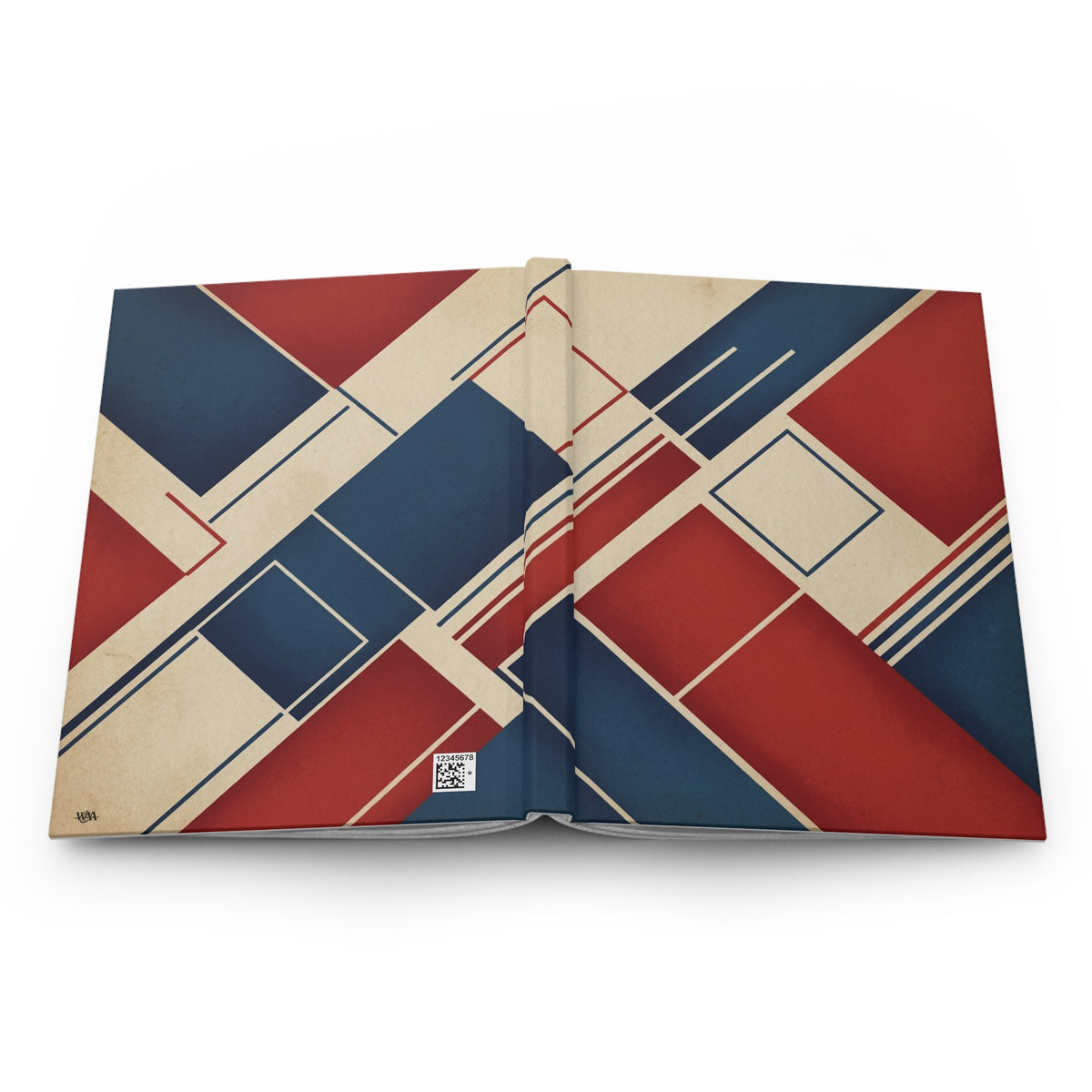 Retro Americana Journal | Mid-Century Modern Geometric Notebook