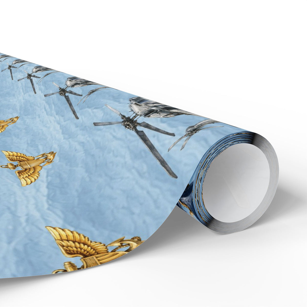 Naval Aviation & Maritime Watercolor Wrapping Paper | Military Gift Wrap