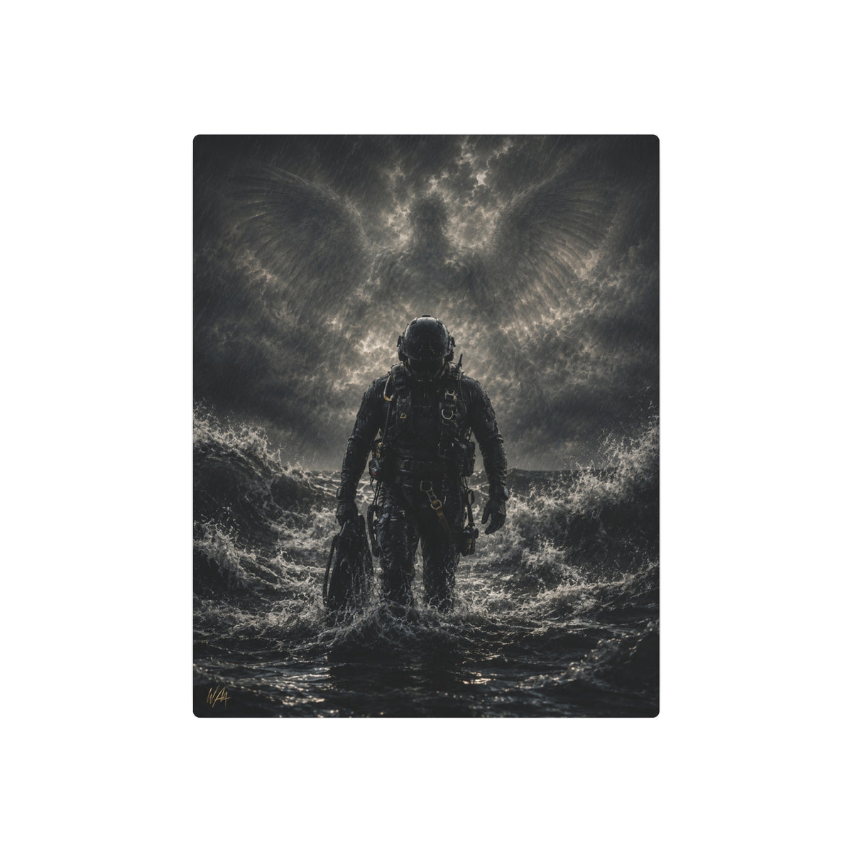 Into the Storm | Military-Inspired Metal Art | Search & Rescue