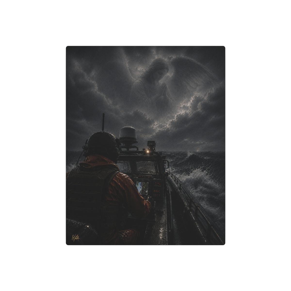 Into the Breakers | Military-Inspired Metal Art | Maritime Rescue