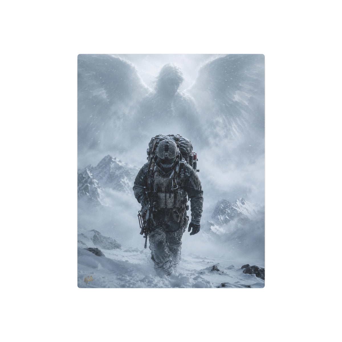 Against the Cold | Military-Inspired Metal Art | Pararescue Fine Art
