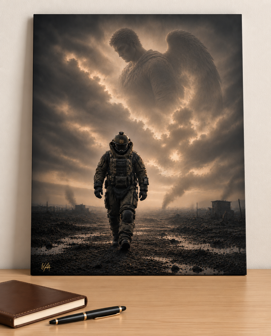 The Long Walk | EOD Metal Art Print | The Silent Watch