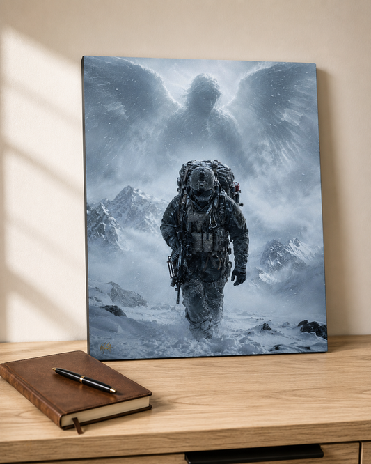 Against the Cold | Military-Inspired Metal Art | Pararescue Fine Art