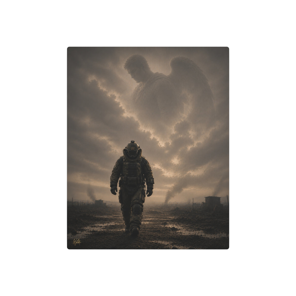 The Long Walk | EOD Metal Art Print | The Silent Watch