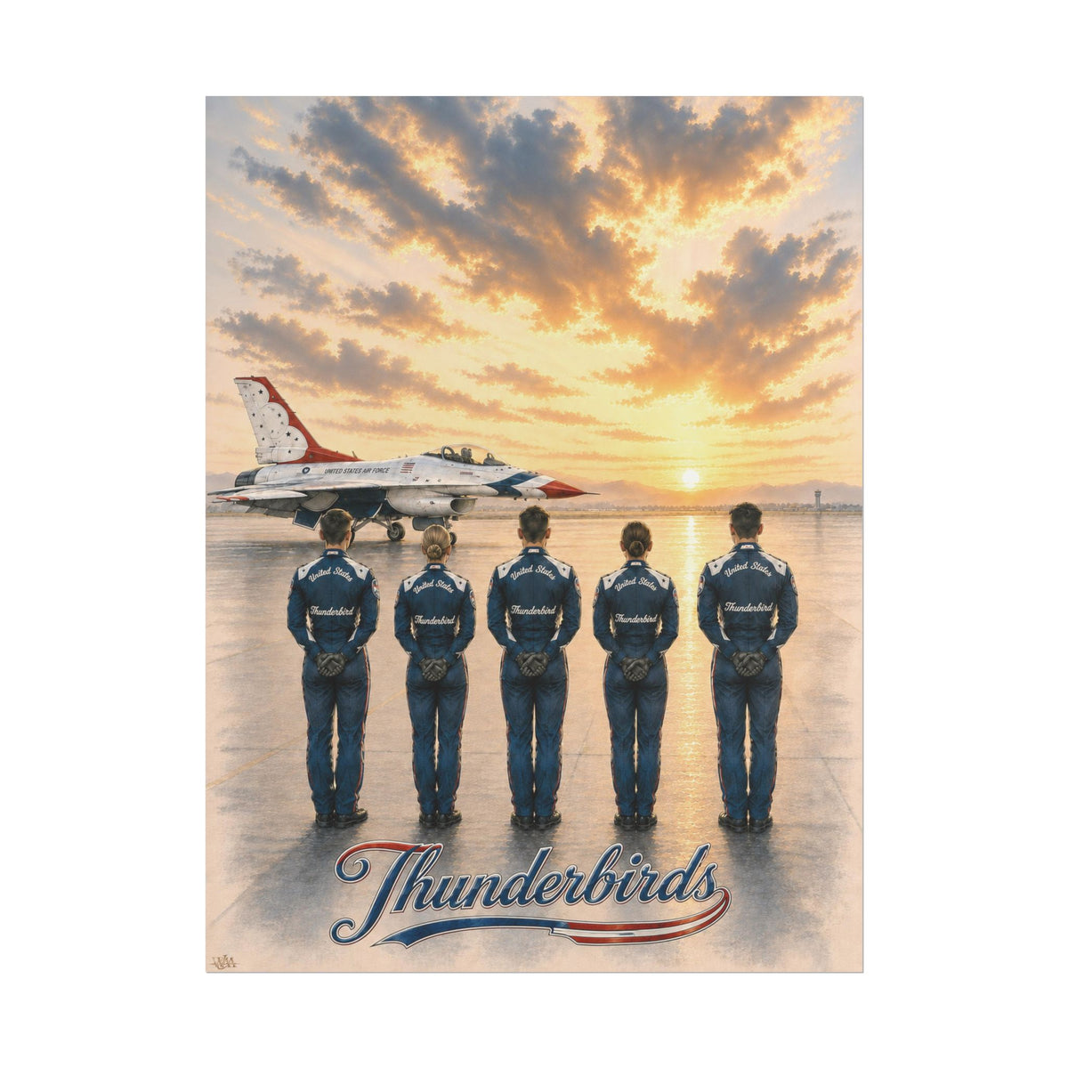 Thunderbirds Pilots Fine Art Print | Military Aviation Heritage
