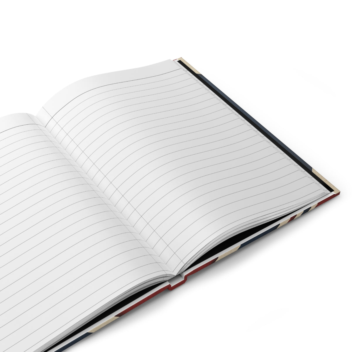 Retro Americana Triangle Hardcover Journal – Red, White & Blue
