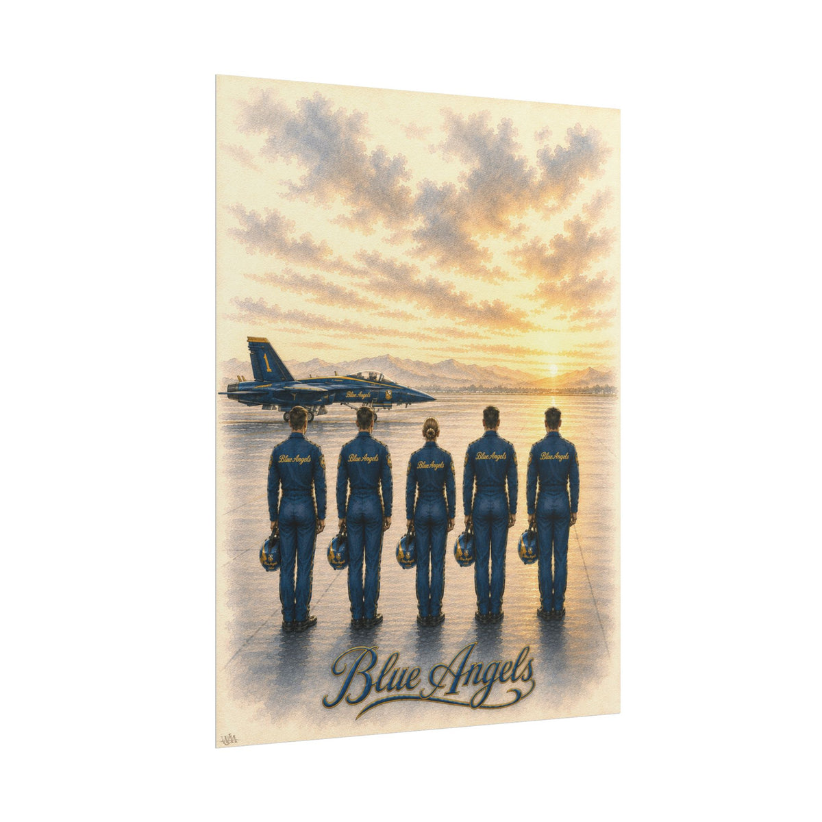 Blue Angels | Rolled Fine Art Print | Military Heritage Collection