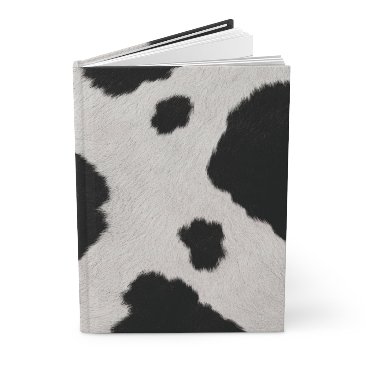 Holy Cow! – Black Cowhide Western Hardcover Journal