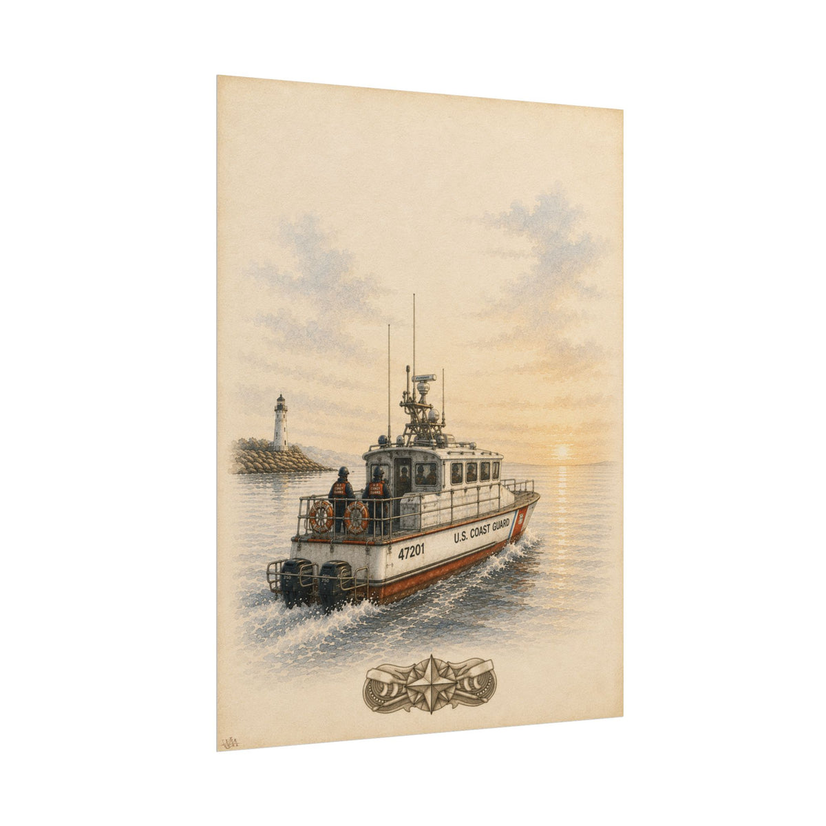 Motor Lifeboat “Coastal Watch” | Maritime Fine Art Print