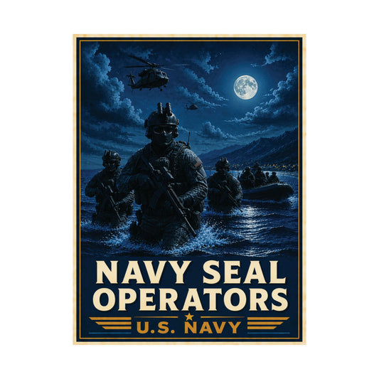 Special Operations Vintage Poster | Tactical Military Wall Art