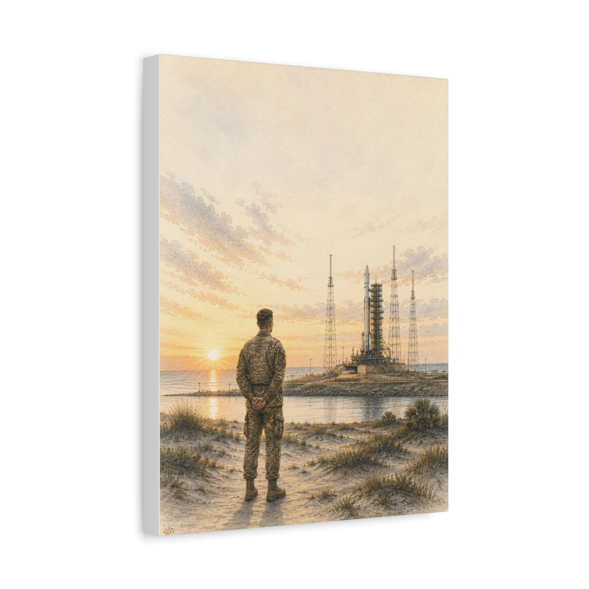 Launch Watch | Fine Art Canvas Print