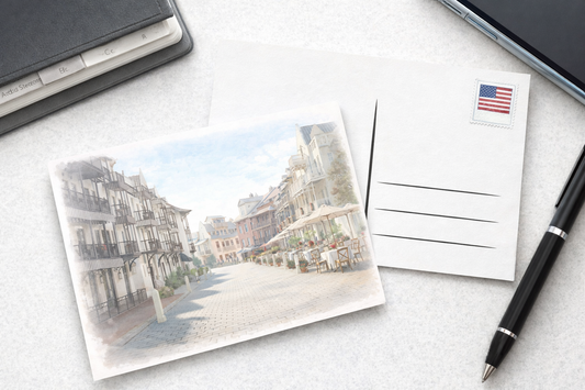 A Walk in Rosemary Beach | 10-Pack Scenic Highway 30A Postcards
