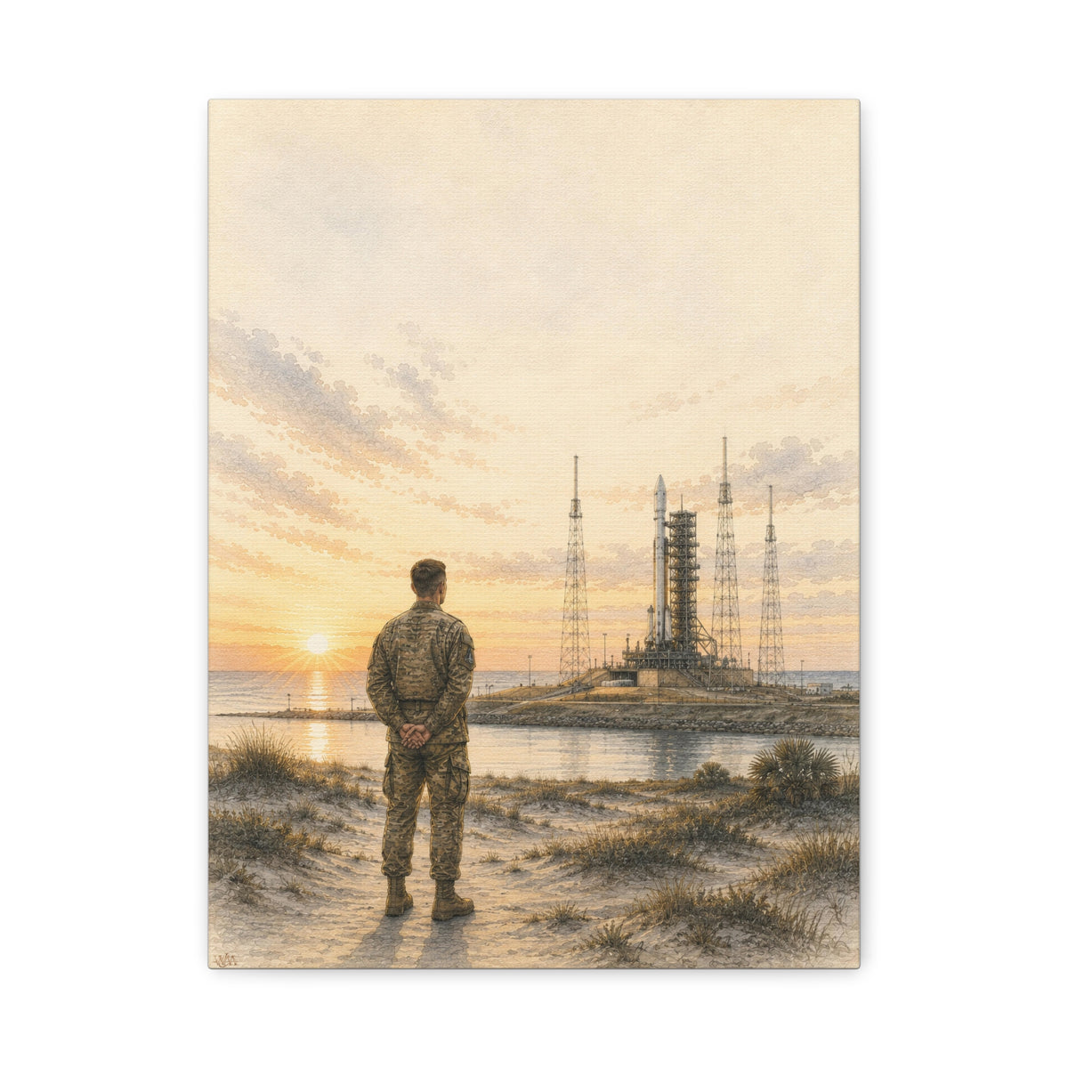 Launch Watch | Fine Art Canvas Print