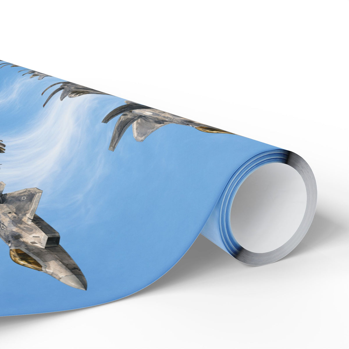 Military Jet Wrapping Paper | Fighter Aircraft & Bomber Aviation Gift Wrap