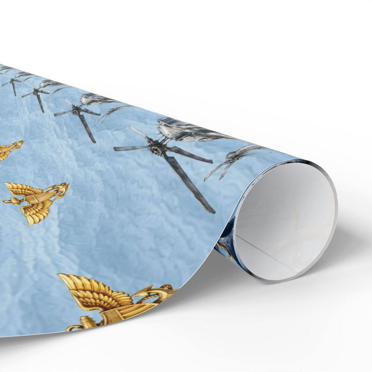 Naval Aviation & Maritime Watercolor Wrapping Paper | Military Gift Wrap