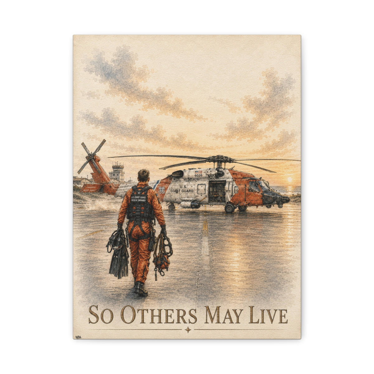 Maritime Rescue “So That Others May Live” | Fine Art Canvas Print