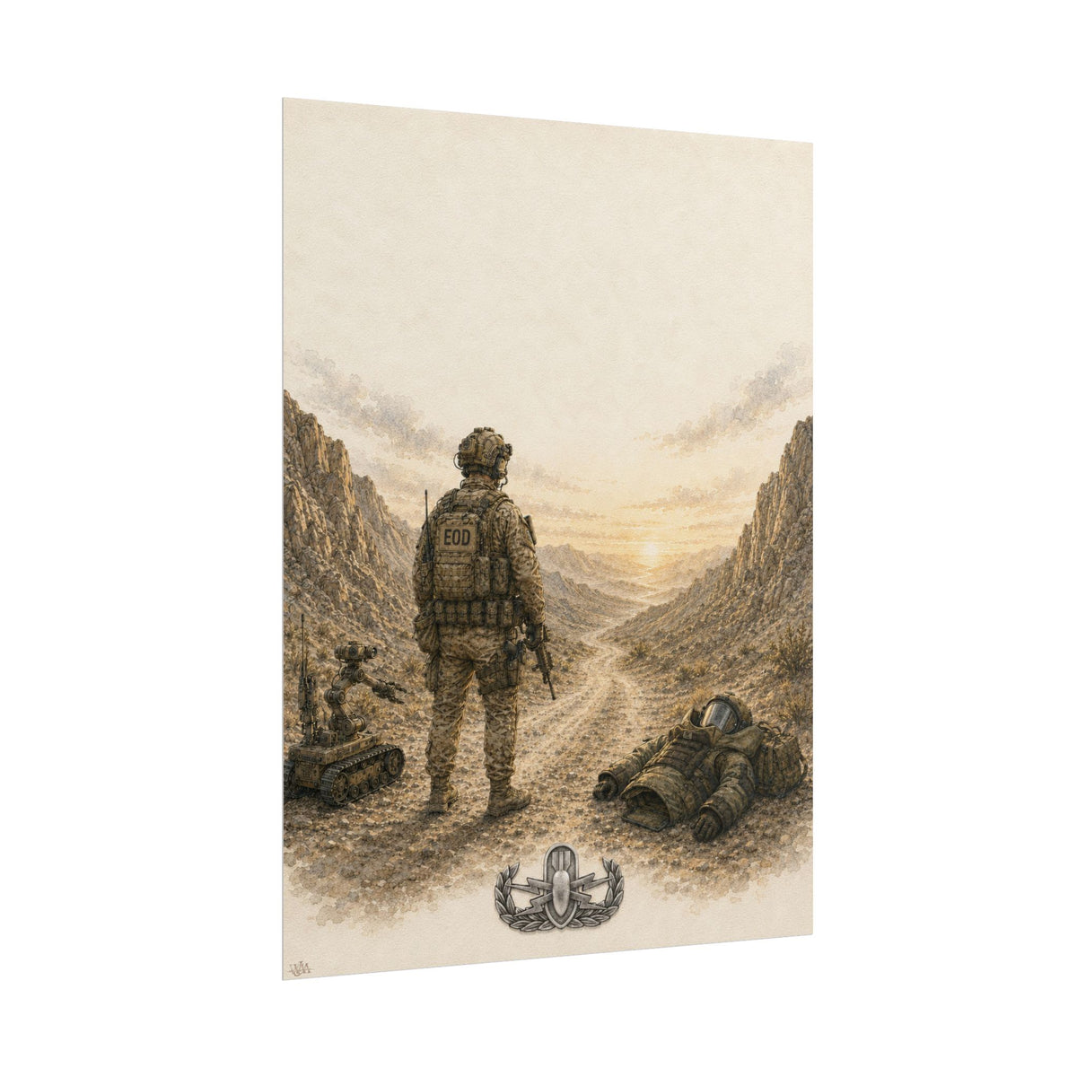 EOD Military Heritage Collection | Rolled Fine Art Print