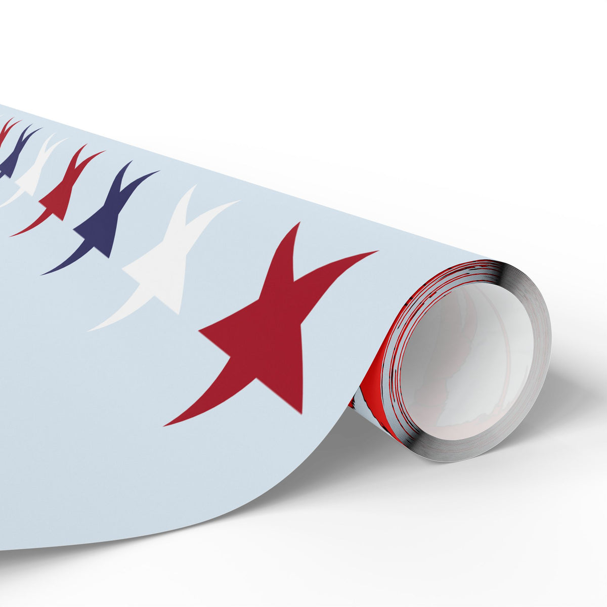 Coastal Lobster & Sardine Wrapping Paper | Red White & Blue Gift Wrap