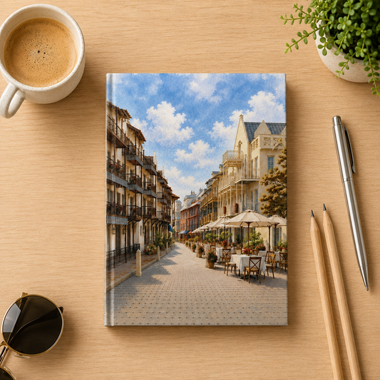 Rosemary Beach, Florida Hardcover Journal | 30A Vacation & Travel Notebook