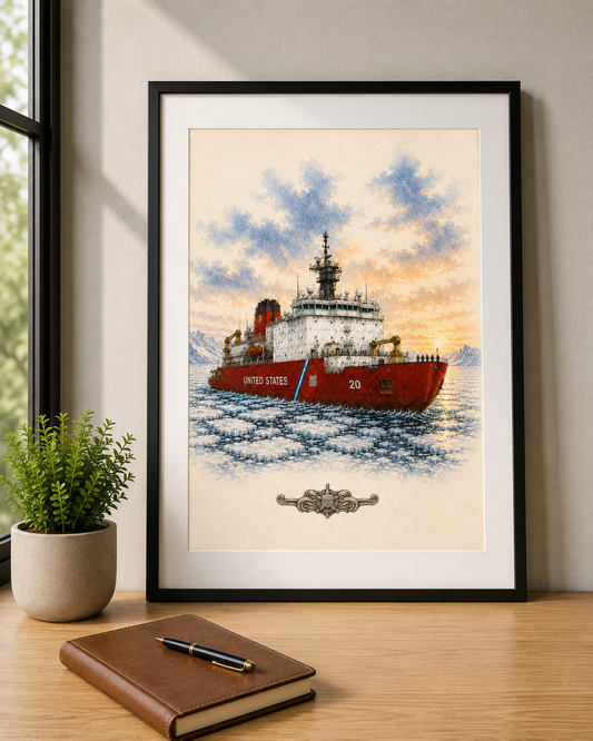 Polar Icebreaker | Rolled Fine Art Print | Military Heritage Collection