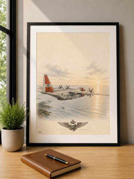 C-130J Hercules “On the Watch” | Rolled Fine Art Print