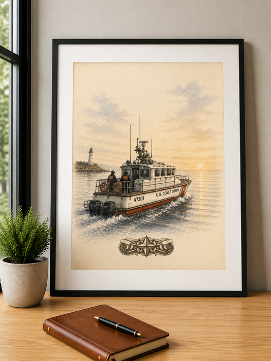 Motor Lifeboat “Coastal Watch” | Maritime Fine Art Print