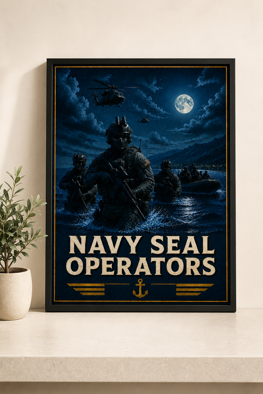 Special Operations Vintage Poster | Tactical Military Wall Art