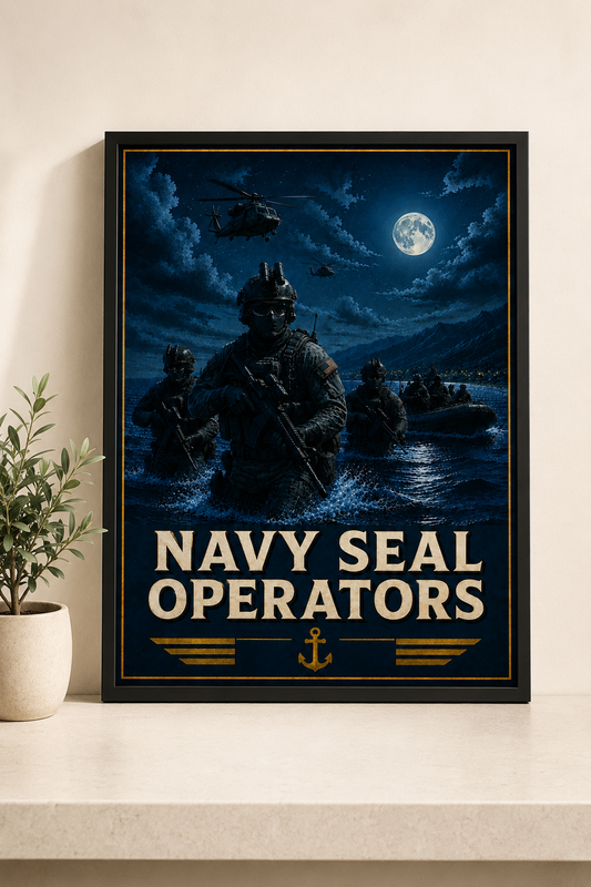 Special Operations Vintage Poster | Tactical Military Wall Art