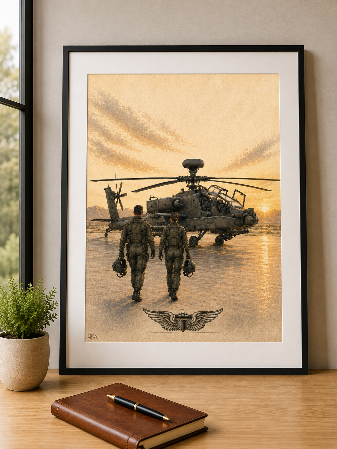 Apache Flight Crew “Ready to Fly” | Military Fine Art Print