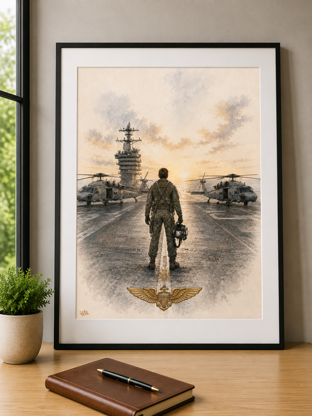 Search & Rescue Pilot “Flight Deck” | Rolled Fine Art Print