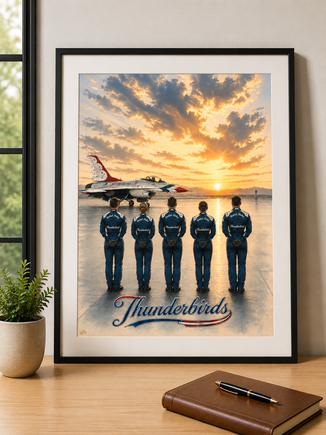 Thunderbirds Pilots Fine Art Print | Military Aviation Heritage