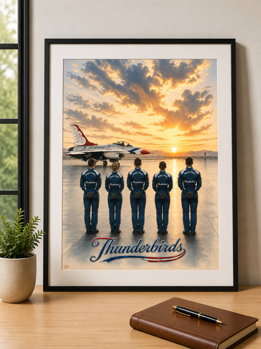 Thunderbirds Pilots Fine Art Print | Military Aviation Heritage