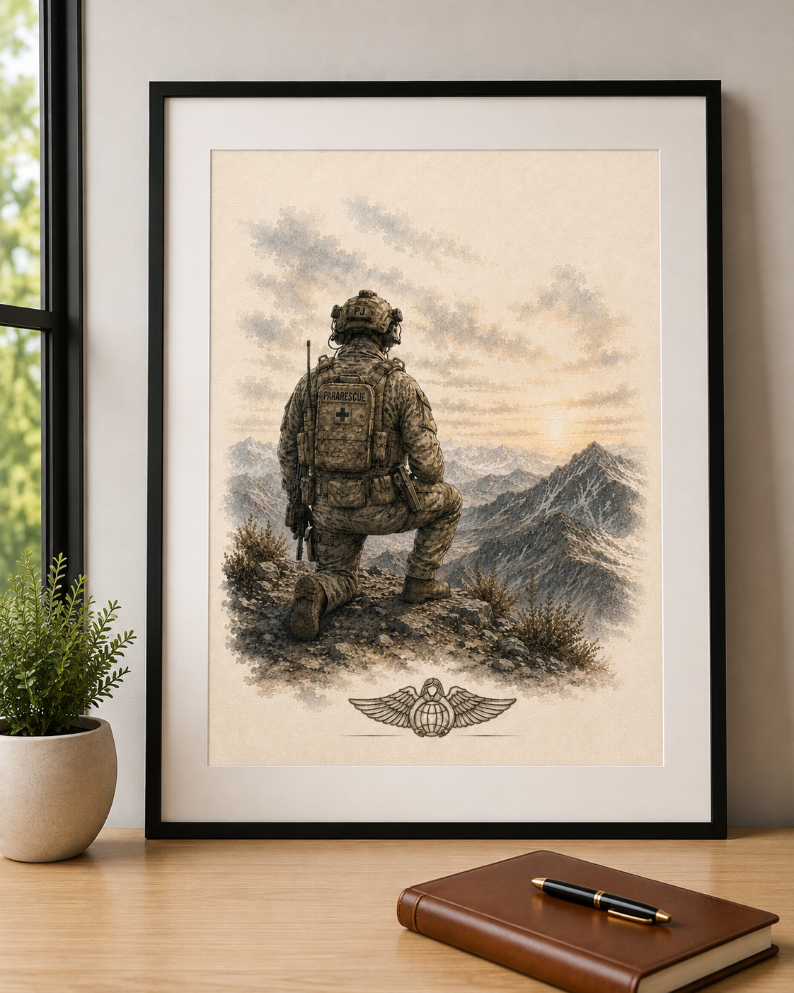 Pararescuemen | Rolled Fine Art Print | Military Heritage Collection