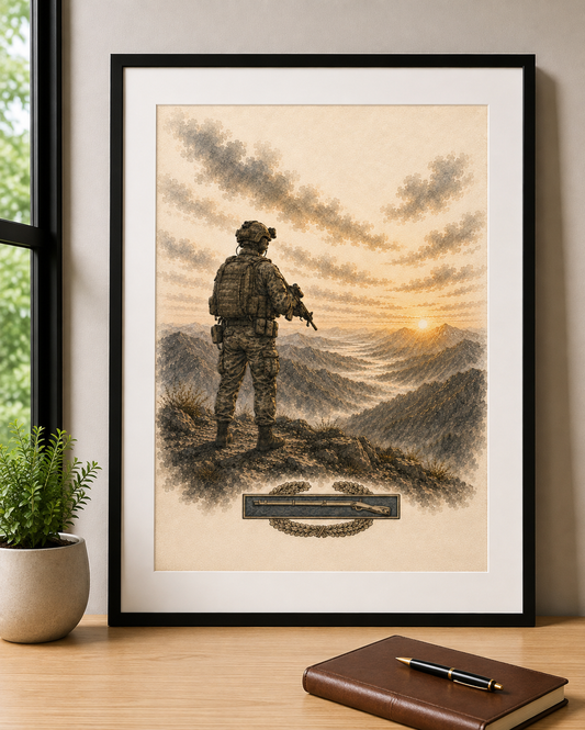 Infantry Soldier | Fine Art Print | Military Heritage Collection