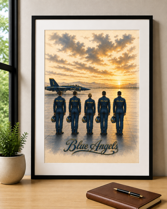 Blue Angels | Rolled Fine Art Print | Military Heritage Collection