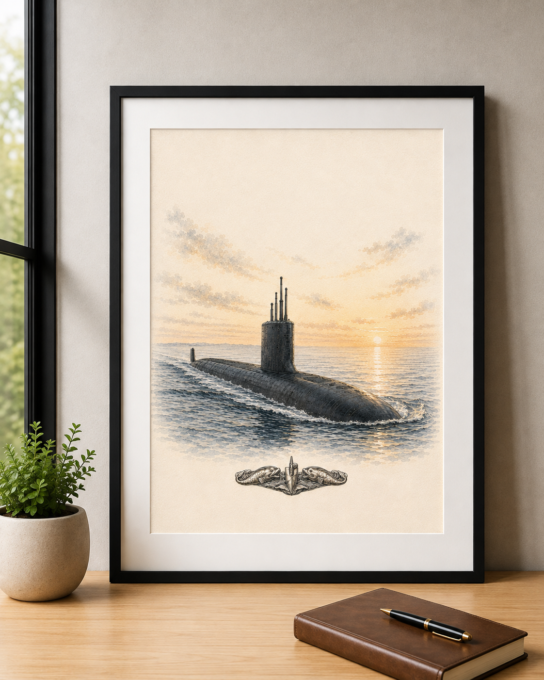 Virginia-Class Submarine | Fine Art Print | Military Heritage