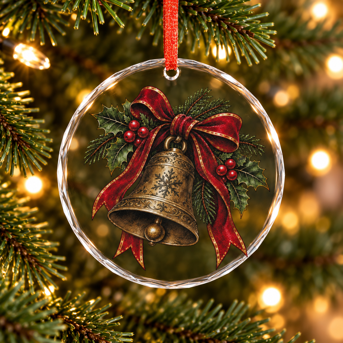 Krampus Christmas Bell | Gothmas Gothic Glass Ornament