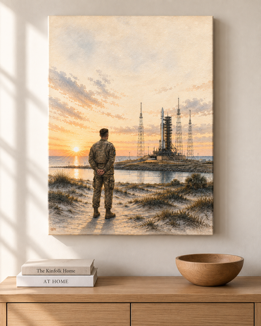 Launch Watch | Fine Art Canvas Print