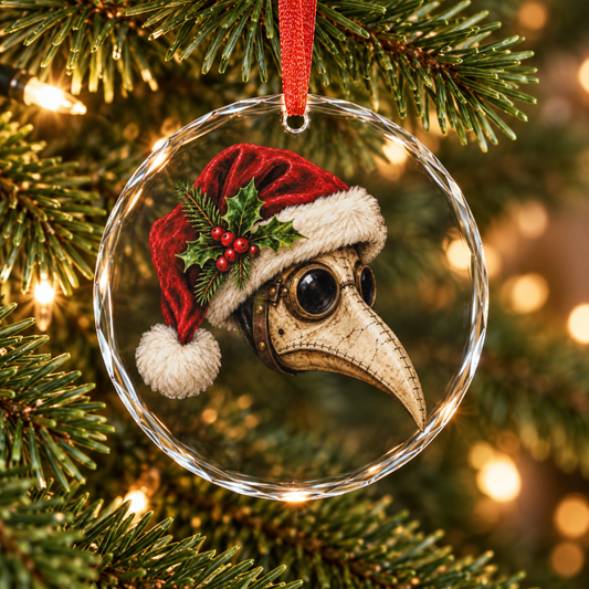 Gothmas Plague Doctor Christmas Ornament | Gothic Christmas Ornament