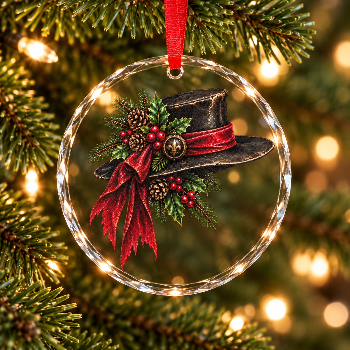 Gothmas Victorian Plague Doctor Hat | Gothic Christmas Ornament
