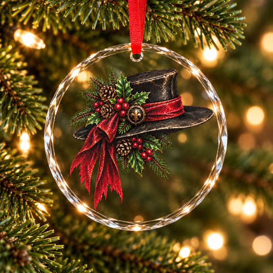 Gothmas Victorian Plague Doctor Hat | Gothic Christmas Ornament