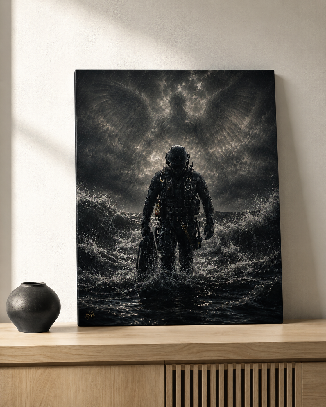 Into the Storm | Military-Inspired Metal Art | Search & Rescue