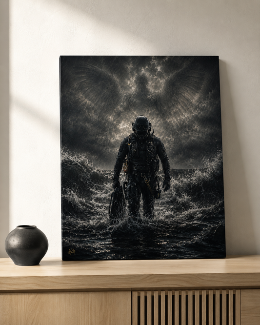 Into the Storm | Military-Inspired Metal Art | Search & Rescue