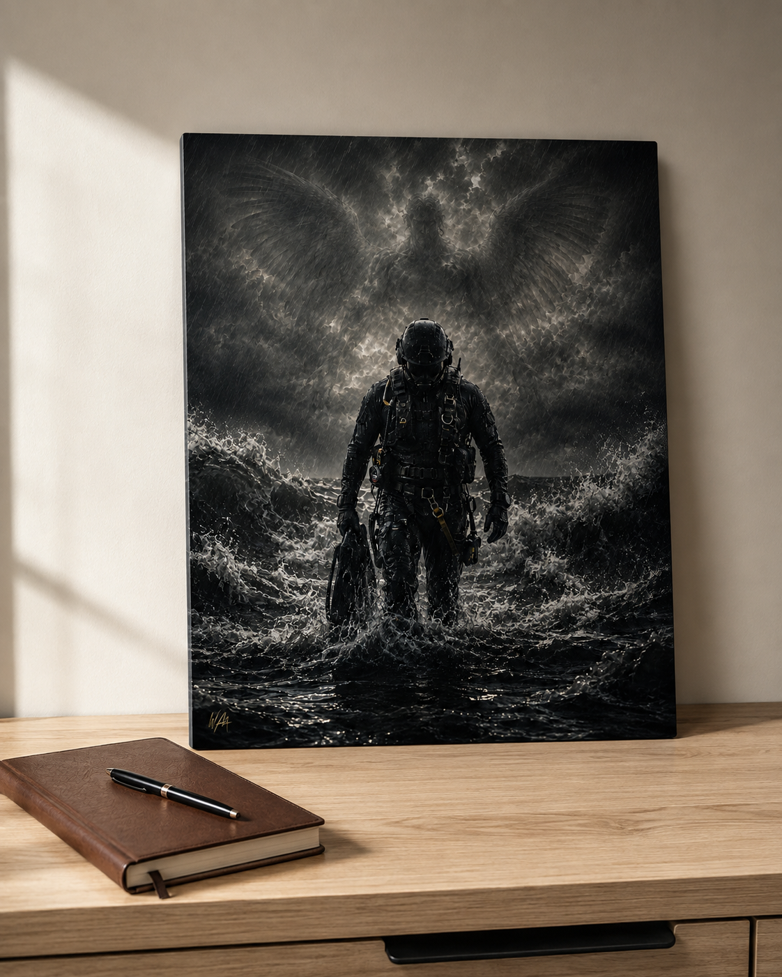 Into the Storm | Military-Inspired Metal Art | Search & Rescue