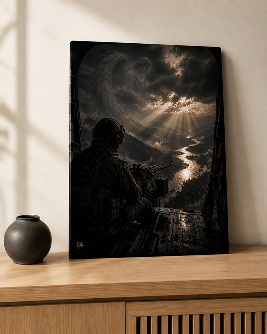 Into the Dark | Military-Inspired Metal Art | Aircrew Fine Art