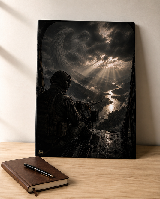 Into the Dark | Military-Inspired Metal Art | Aircrew Fine Art
