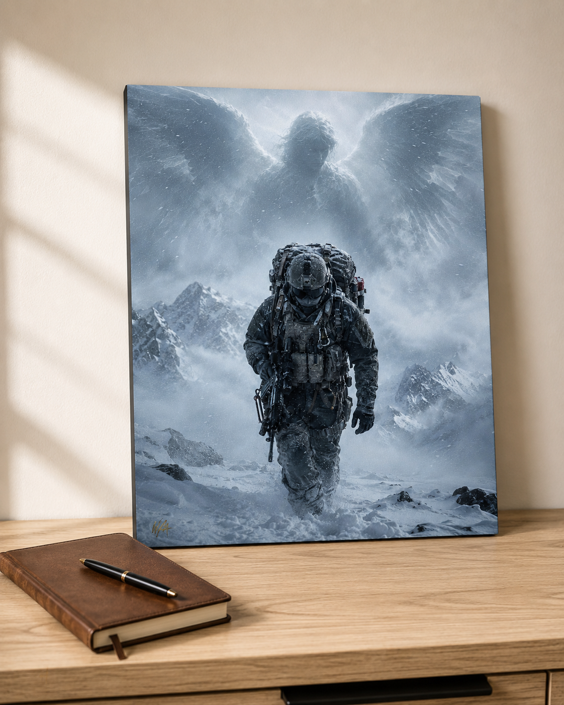 Against the Cold | Military-Inspired Metal Art | Pararescue Fine Art
