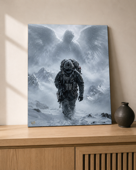 Against the Cold | Military-Inspired Metal Art | Pararescue Fine Art